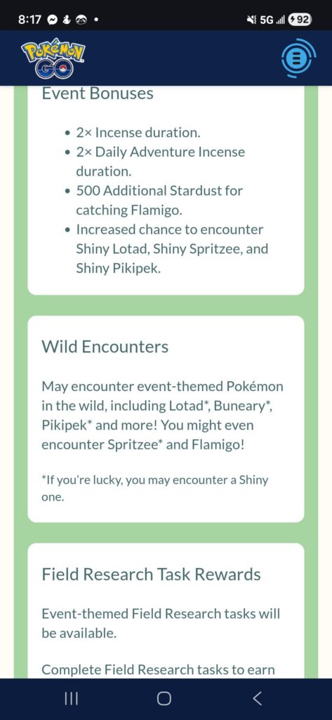 What the trick with the Flamingo shinies?