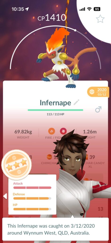 I’ve caught a chimchar on three different years all with the exact same IVs