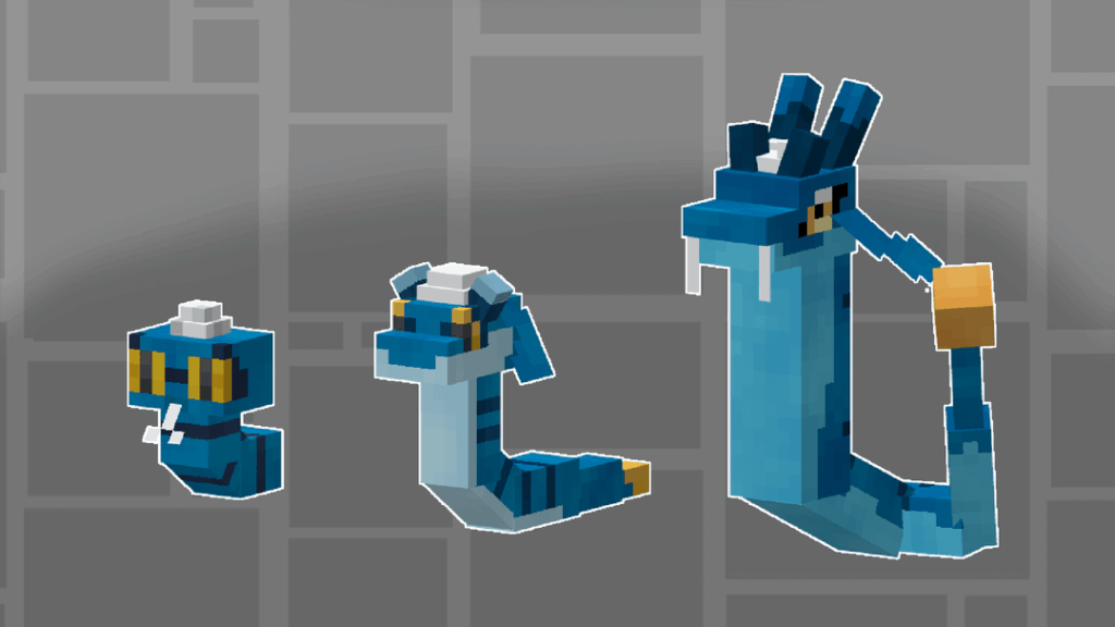 Some Fakemon I'm making for a Cobblemon addon