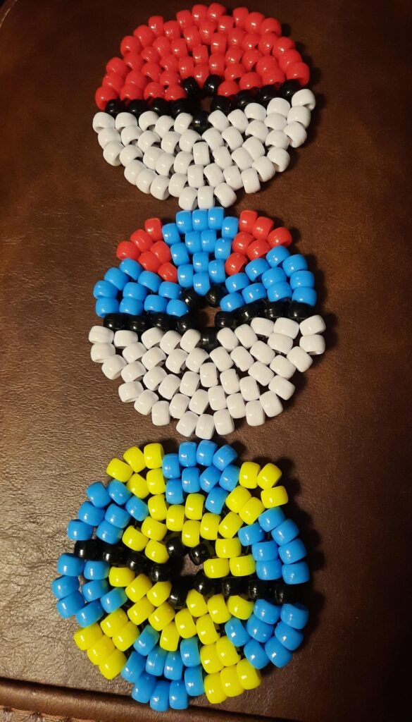(OC) kandi pokéballs