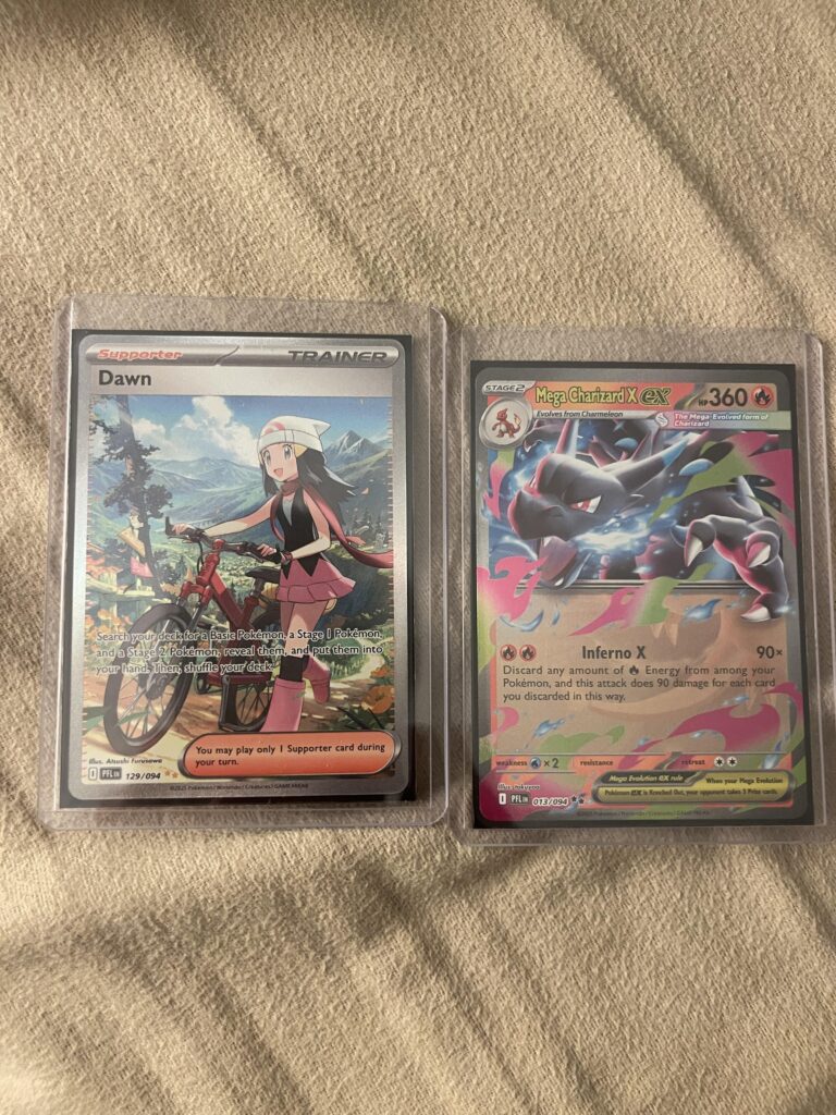 Found 2 Phantasmal Flames backs at a vending machine. Daughter pulled the Zard, I pulled the Dawn. Awesome memory!