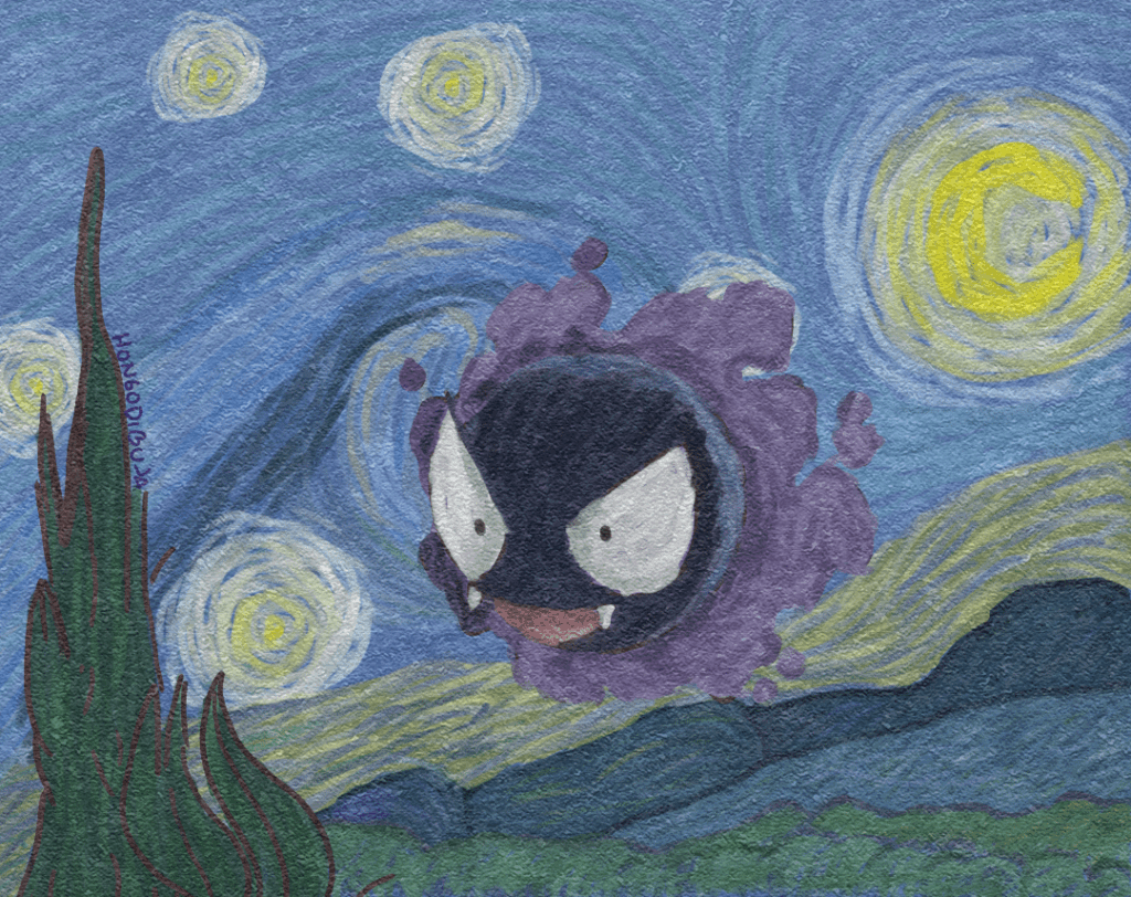 Gastly x The Starry Night
