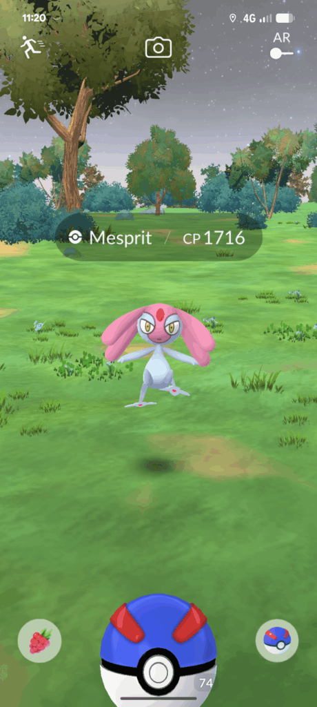 Mesprit in the wild