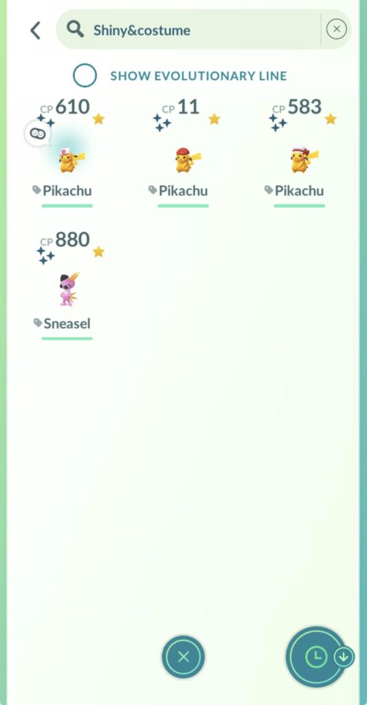 Shiny Costume Pokemon