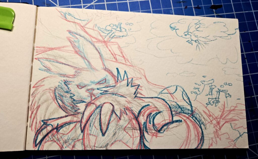 [OC] WIP Zangoose VS Altaria 💢
