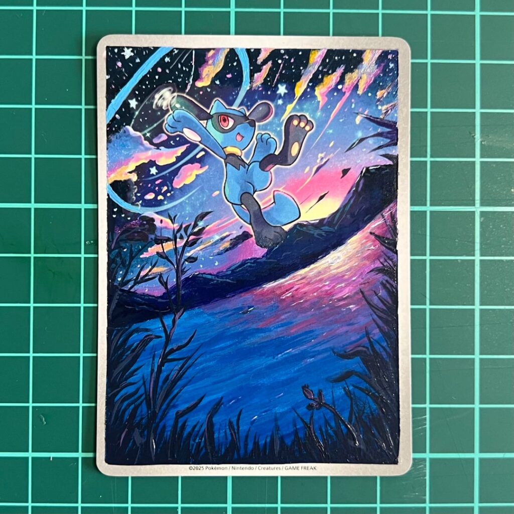 I paint over bulk cards and turn them into full art cards