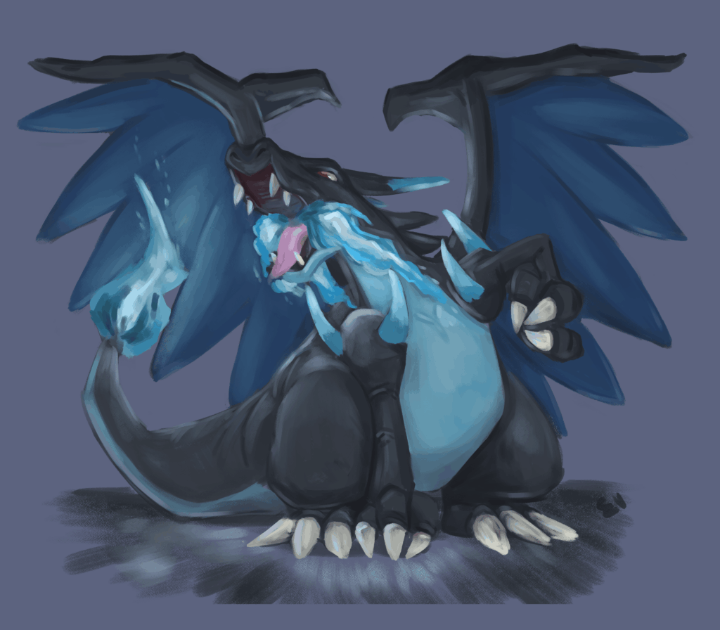 [OC] Mega Charizard X!