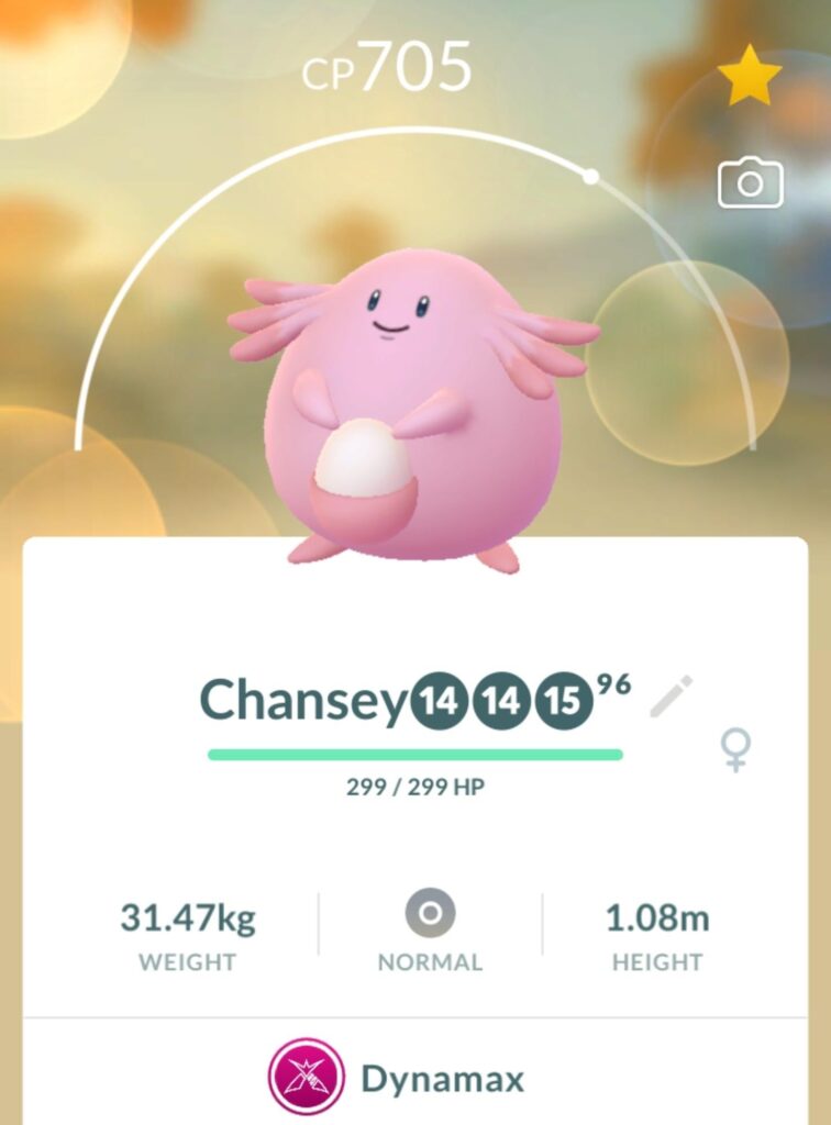 Evolve or power up this dynamax Chansey?
