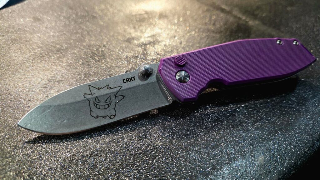 Got my knife engraved! 💜