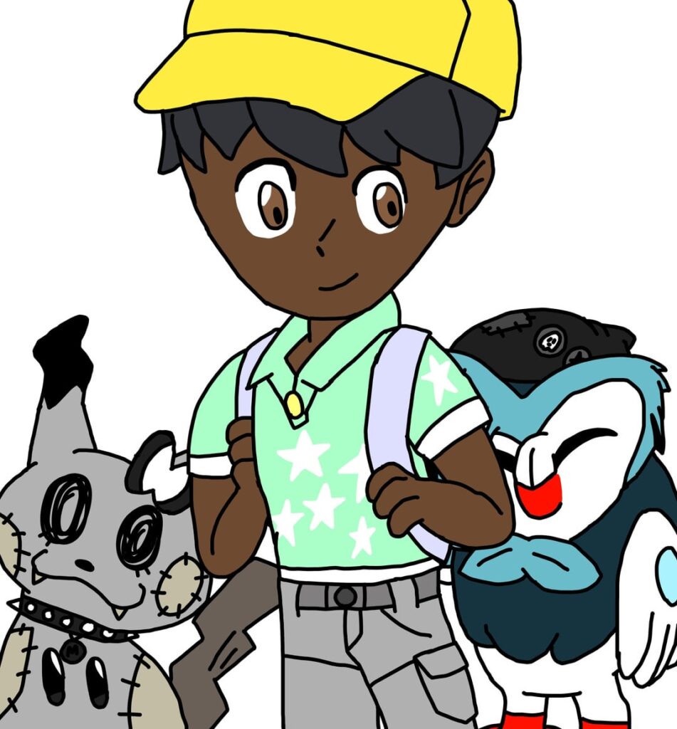 my pokemon ultra moon character