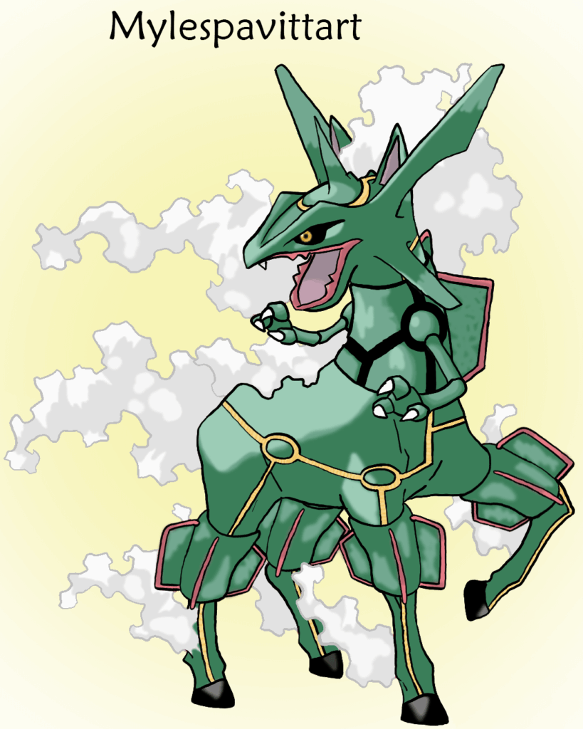 My Fusion of Rayquaza & Rapidash