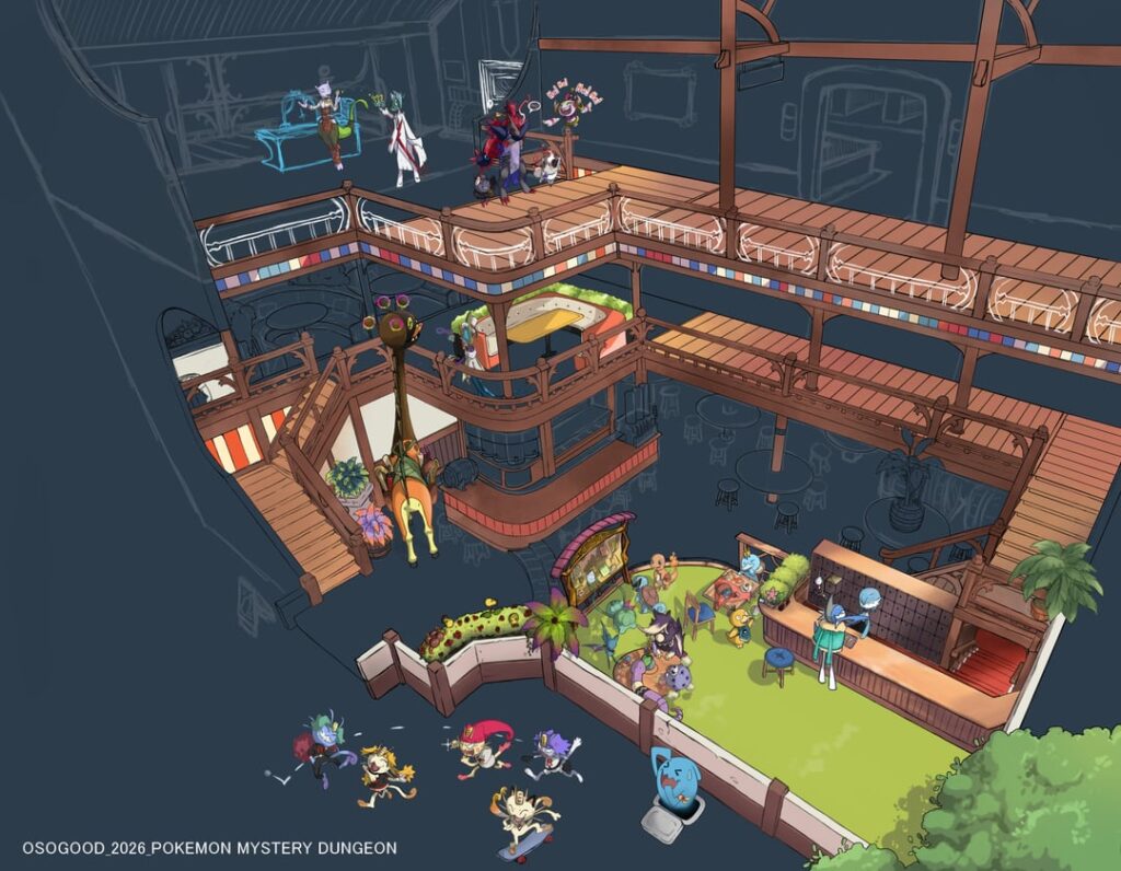 [OC] Update for my Pokémon mystery dungeon Guild building.