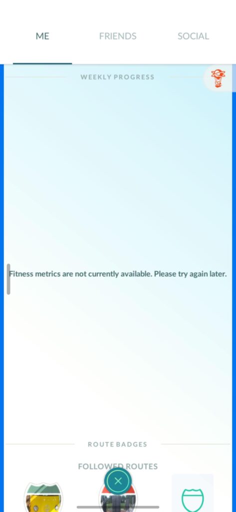 Fitness metrics are down too