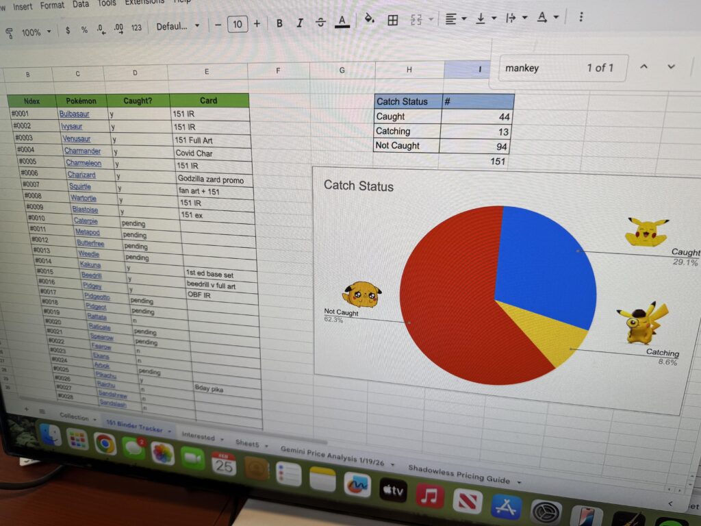 Tracking original 151 Pokemon