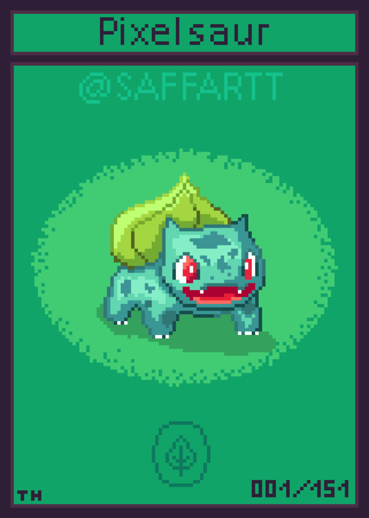 PixelArt Pokemon Cards