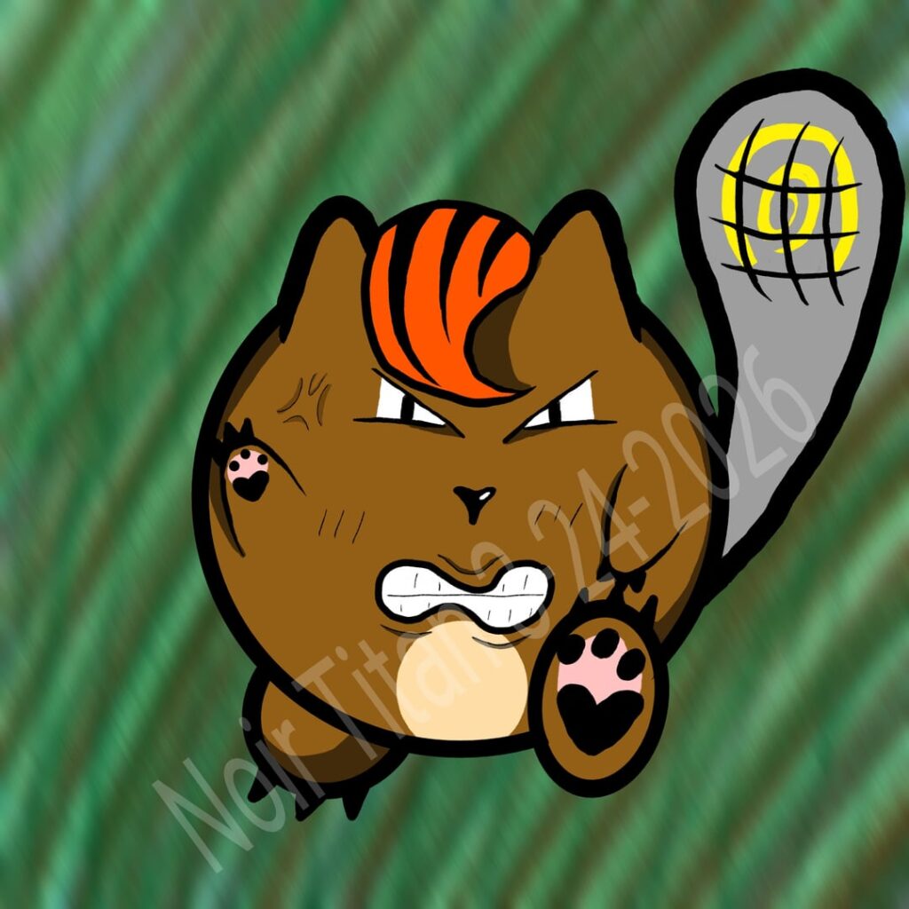 A regional Pokémon critter inspired by Boochie