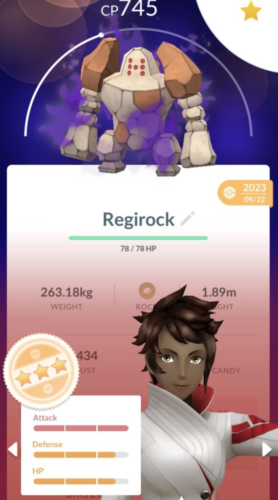Purify this regirock?