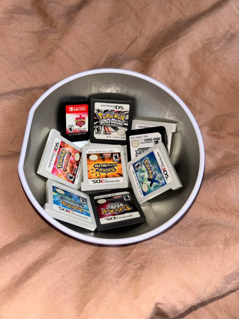 My Pokémon game storage