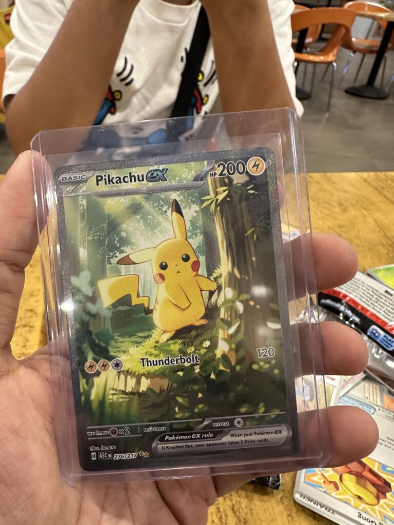 Finally pulled the Pikachu!