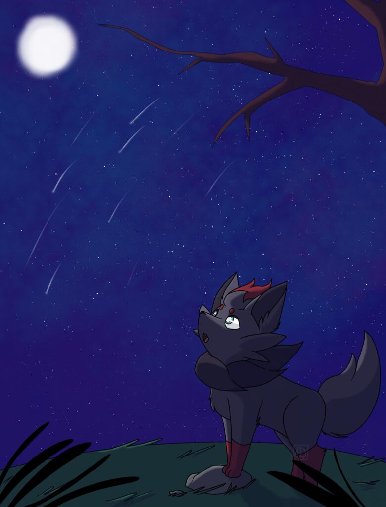 Kind of lazy drawing of Zorua I did :> [OC]