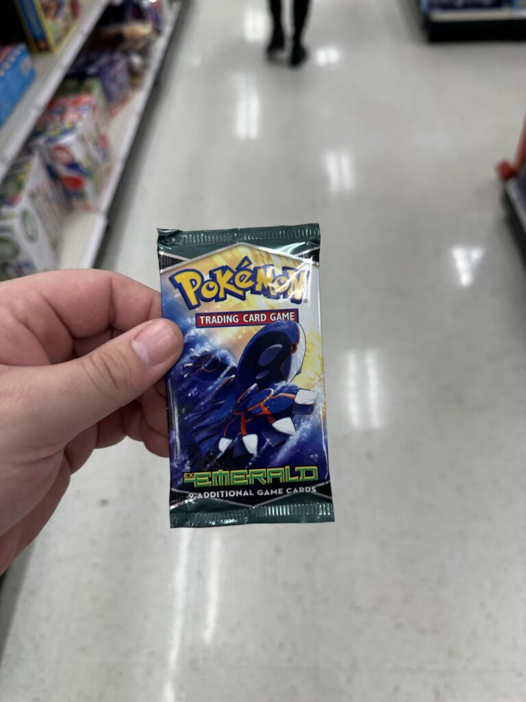 Found under a shelf in Target