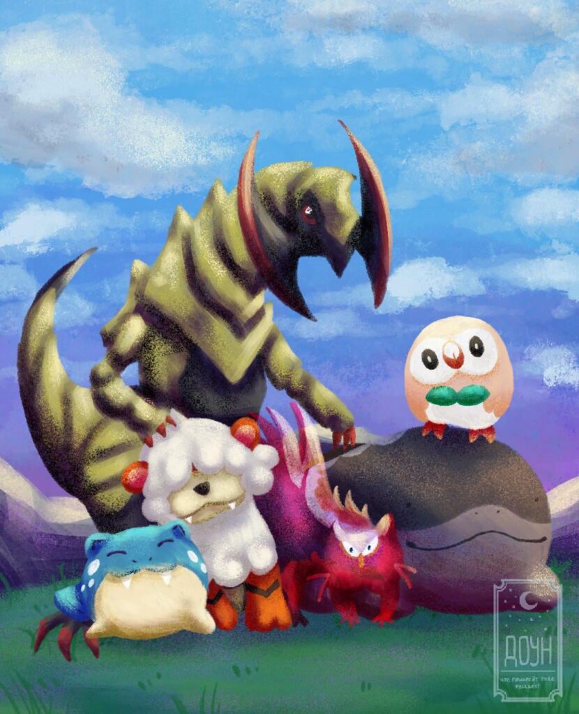 [OC] My favorite Pokémon 💜