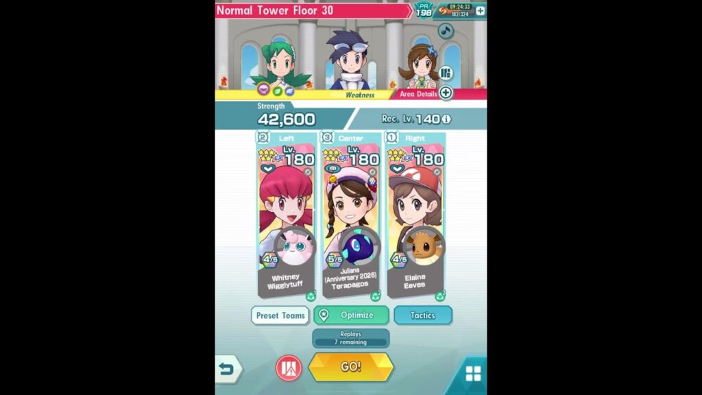 Pokemon Masters EX - Normal Towers Floors 30 (feat. Anniversary Juliana)