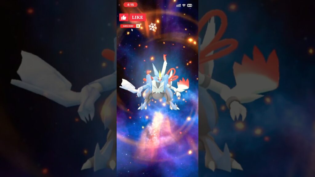 White Kyurem raid in Pokemon go #shorts #short