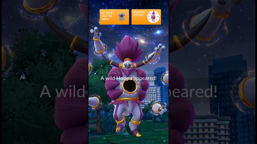 I Almost Forget to Claim Hoopa? #shorts #hoopa #mythical #ultragoo #catch #pokemon #rare #spawn
