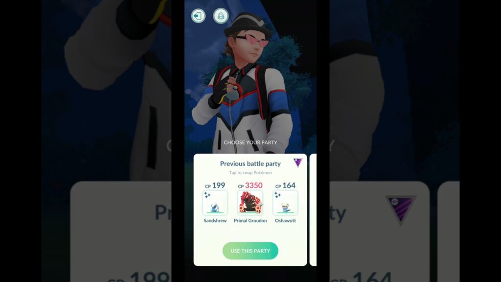 Primal Groudon Vs Leader cliff in pokemon go 1Hp left #shorts #pokemongo