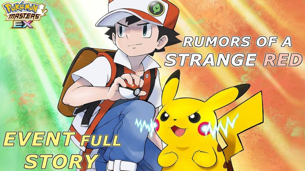 Pokemon Masters EX - Rumors of a Strange Red Special Event FULL Story