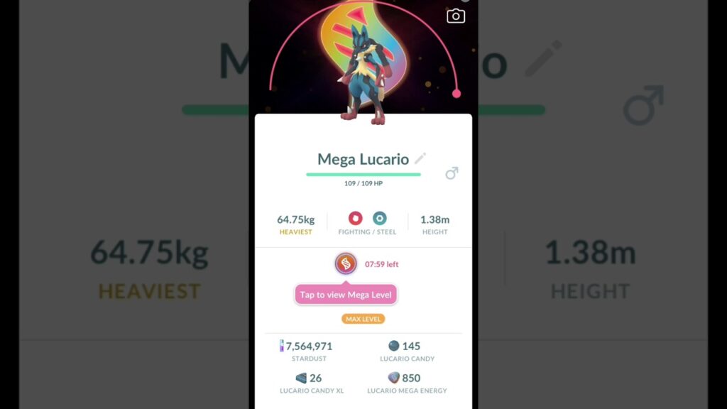 My First Ever Creziest mega background Lucario in Pokemon go#xerneas #background #fire #blast