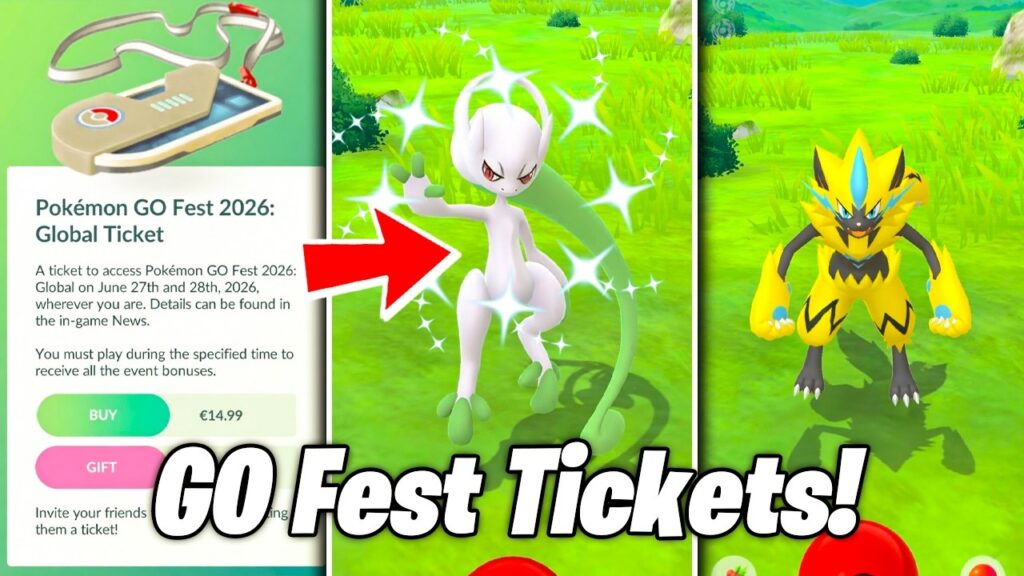 HOW TO BUY POKEMON GO FEST 2026 TICKETS! Zeraora & Mewtwo CONFIRMED / GO Fest Prices