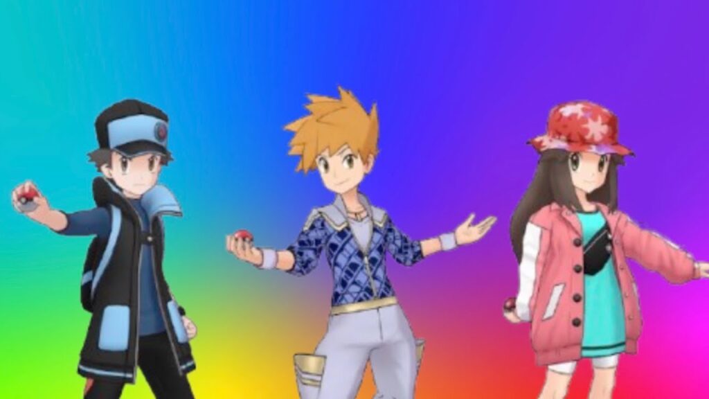 Pokemon Masters EX - Play as Team PML Champs EX (Red, Blue & Leaf)