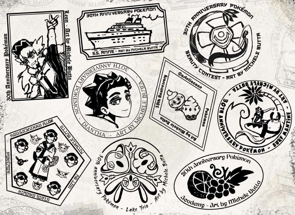 Postcards from a 30-year-old-journey - stamp collection [OC]