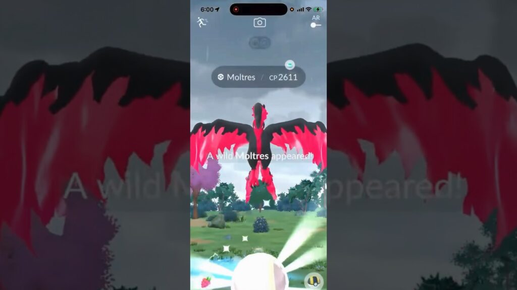 I CAUGHT a Galarian Moltres in Pokemon Go! #shorts #pokemon