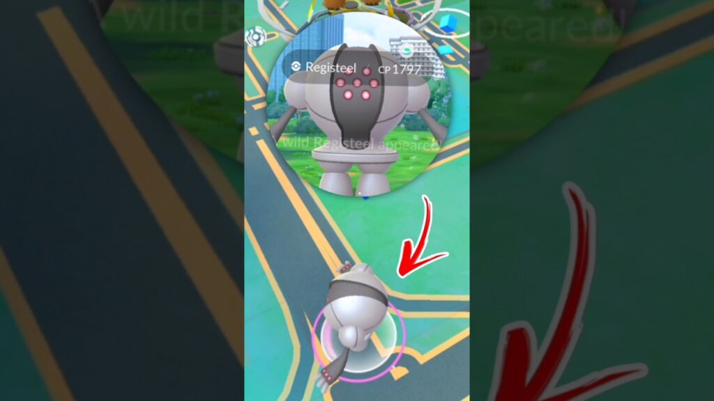 got Wild Registeel in Pokemon GO.