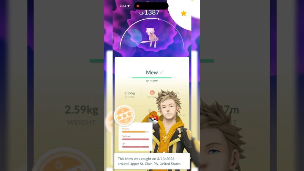I CAUGHT A 98% MEW IN POKEMON GO!!! #pokemongo #pokemon #zenction