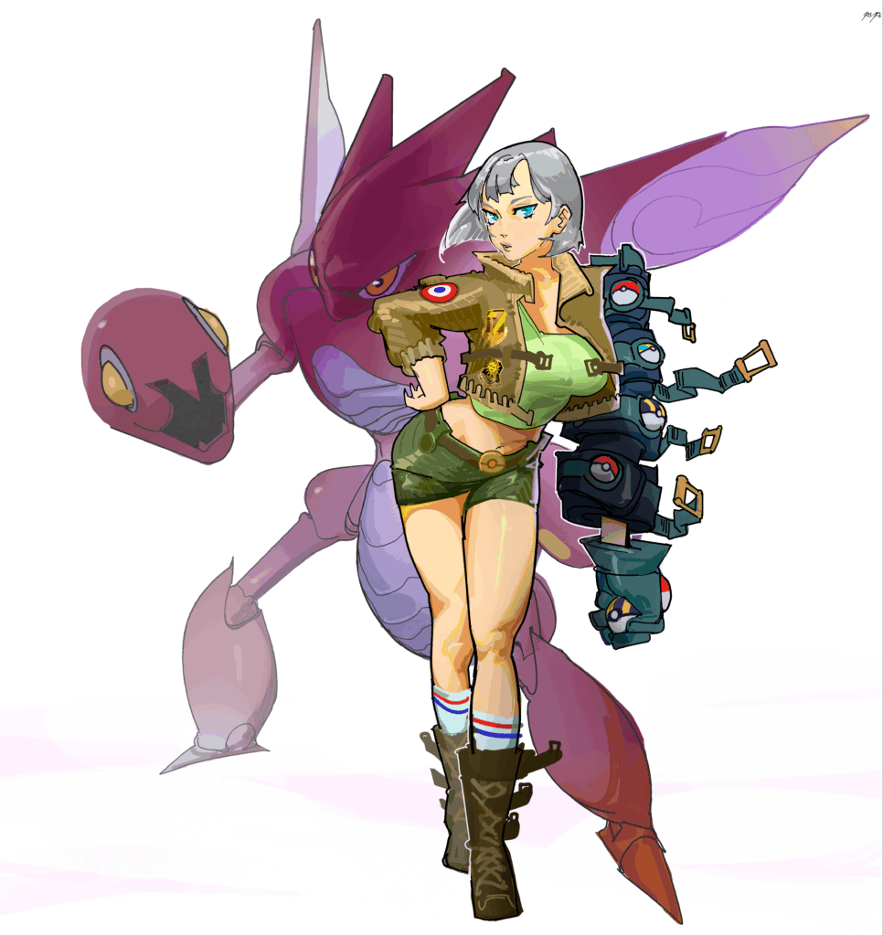 i did this Oc for a friend, Her name is Mistral