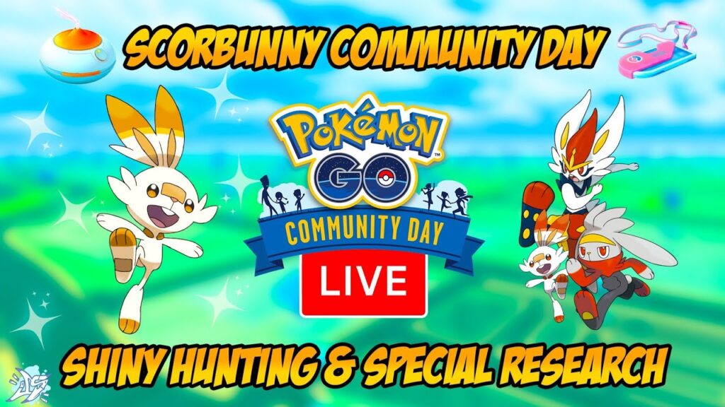 Scorbunny Community Day Live | Pokemon GO