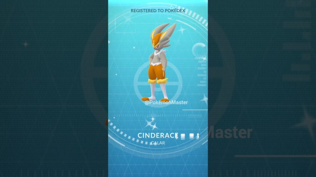 got Shiny Cinderace family in Pokemon GO.