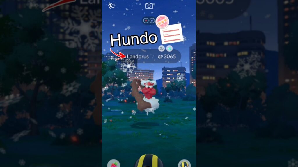 3000 Cp 98% Wild Legendary Landorus in Pokemon GO.