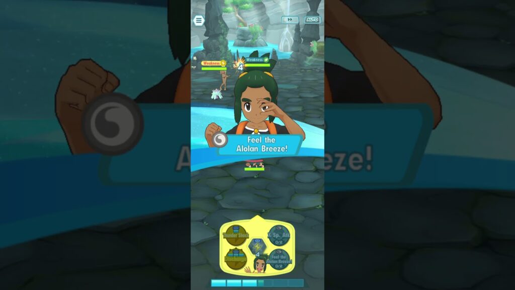 Pokemon Masters EX - Hau Showcase #1 Challenge in the Cave Team Break Part 2 Hard Chapter 2 #shorts