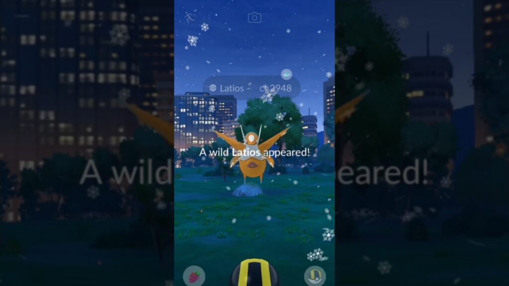 wild Legendary Latios from Regular Incense Pokemon GO.