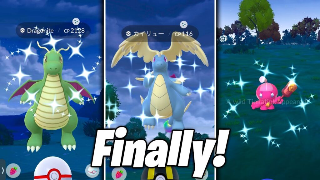 ALL RAIDS ARE NOW SHINY BOOSTED IN POKEMON GO! FINALLY Getting Shiny Dragonite / Tinkatink C-Day!