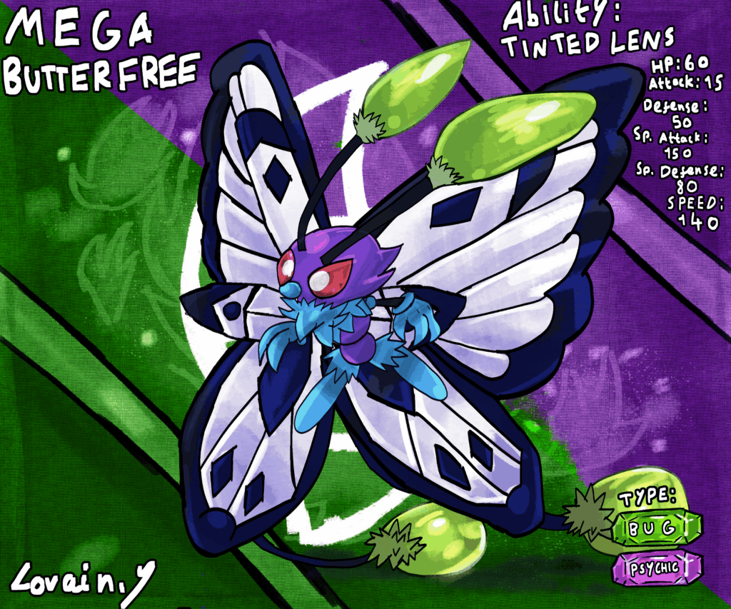 My version of Mega Butterfree
