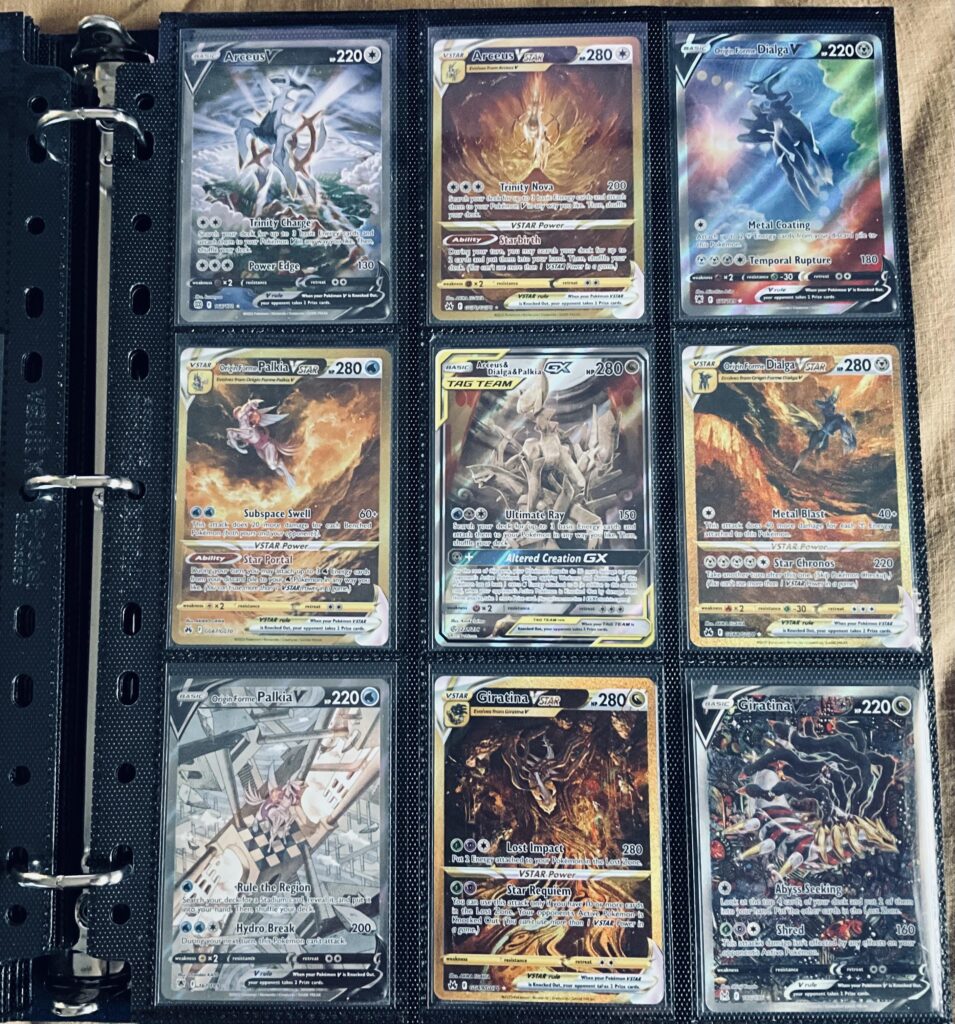 Sinnoh Legendaries Binder Page