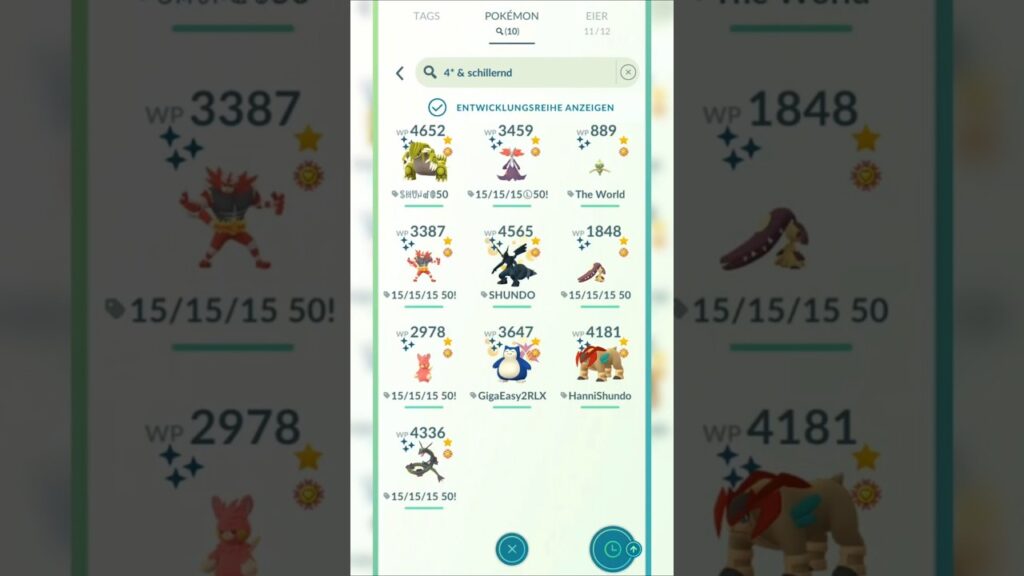 Meine SHUNDO SAMMLUNG in POKEMON GO!