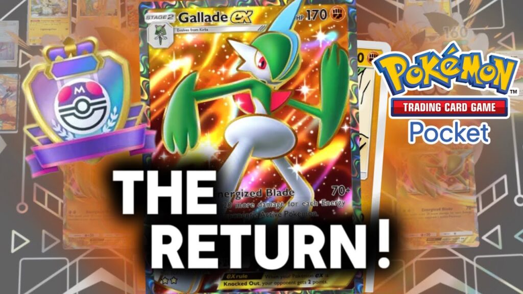 This Gallade EX Deck Climbed to MASTER BALL Rank! - Pokemon Pocket Ranked Deck Build
