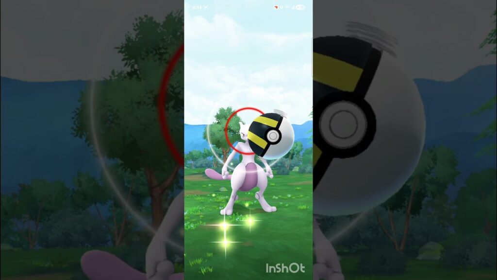 Catching a Mewtwo in pokemon go #catchlegendarypokemon #pokemongo #pokemon #mewtwo #30thanniversary